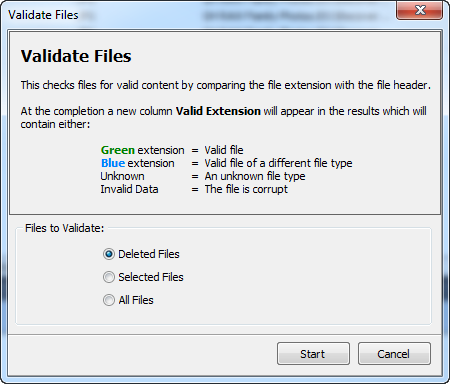 Validate Files