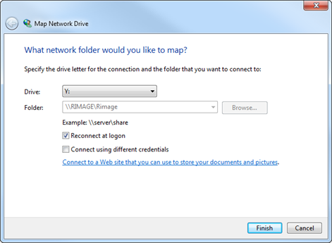 Map Network Drive